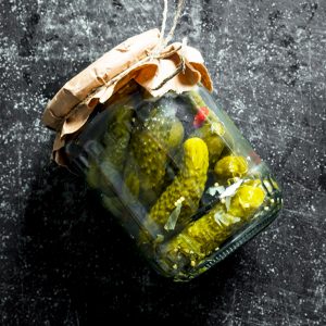 Gherkins-in-Vinegar